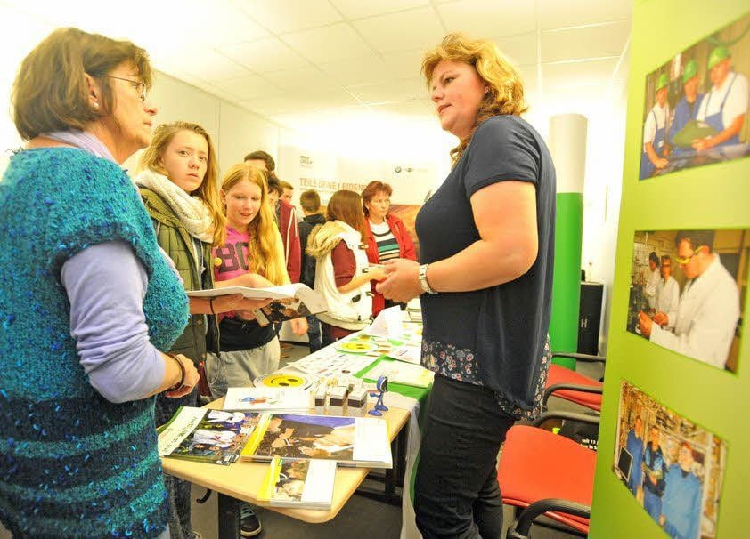 Informationsstand des Bildungszentrums Wolfen-Bitterfeld.