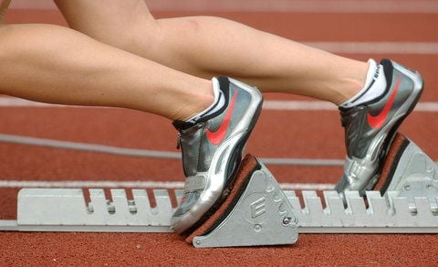 Ein Sprinter beim Start. (FOTO: DPA)