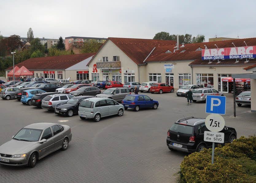 Das Einkaufszentrum in der Gerbstedter Chaussee