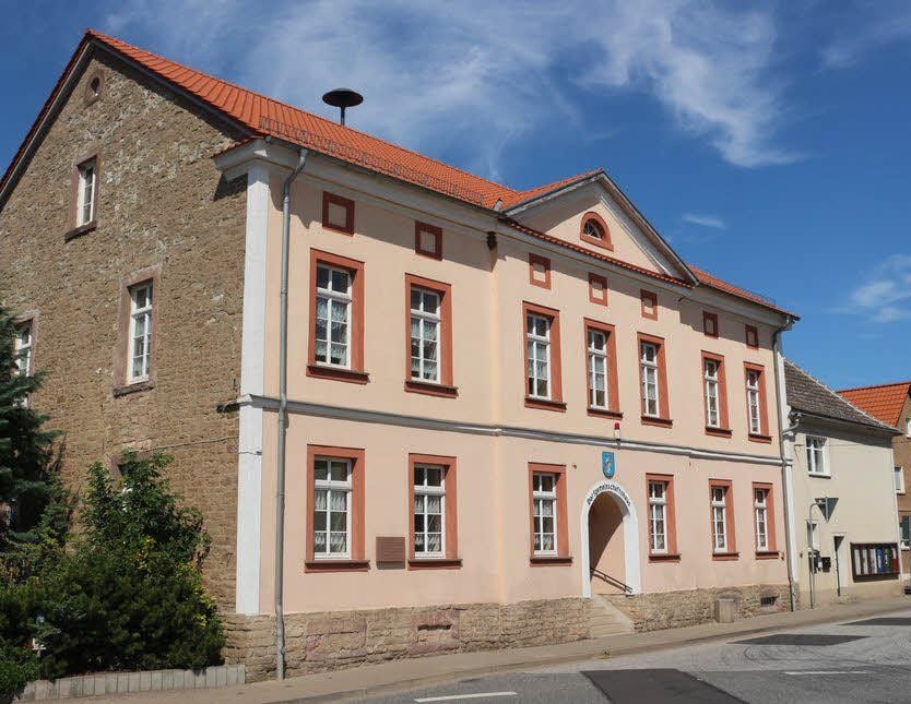 Blick auf das Dorfgemeinschaftshaus in Riethnordhausen