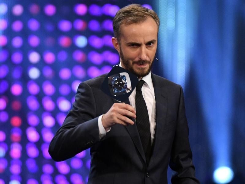 Jan Böhmermann bei der Verleihung der 53. Grimme-Fernsehpreise 2017 in Marl. Foto: Henning Kaiser