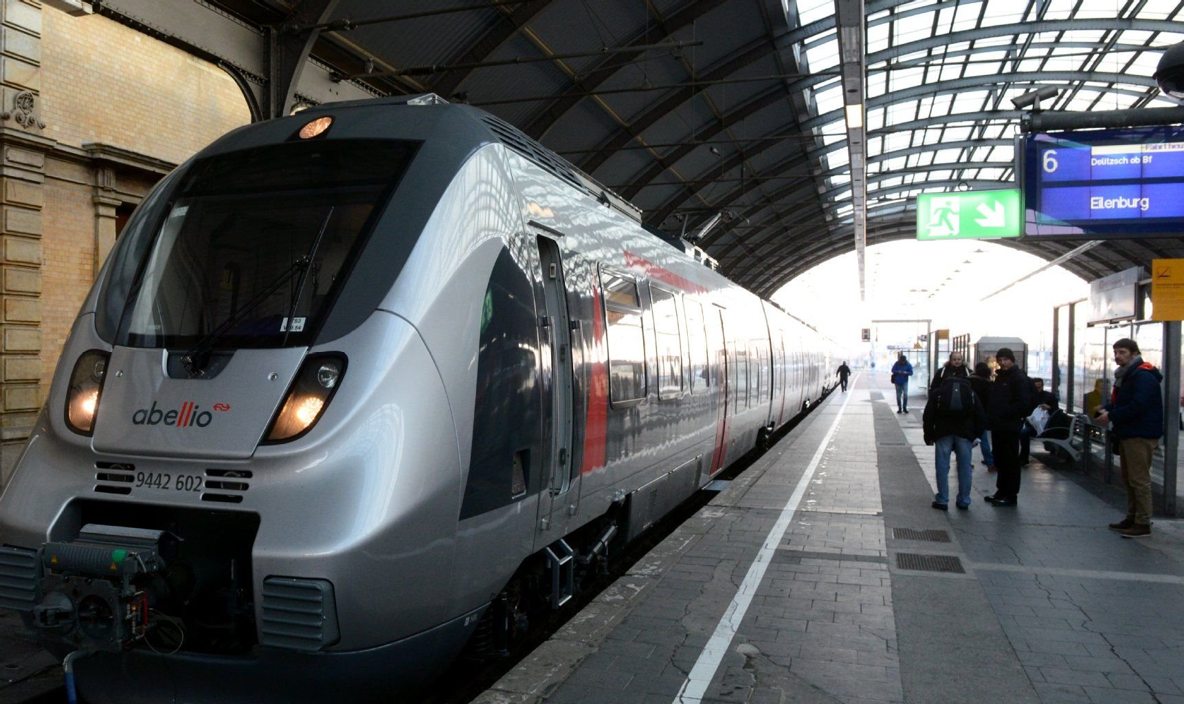 Der Bahnanbieter Abellio hat am Dienstag seine neuen Fahrzeuge erprobt.
