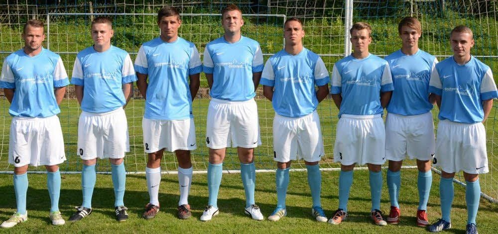 Florian Weiss, Kevin Krause, Marcel Koplin, Oliver Göse und Nicky Bohnstedt sind Neuzugänge beim FSV Hettstedt. Aus der A-Jugend rücken Robin Köhler, Marco Lange und Philipp Ehrlich nach (von links).