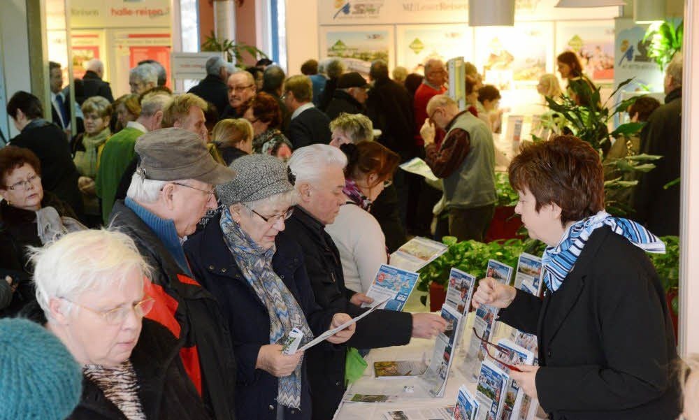 Dichtes Gedränge herrschte am Samstag bei der MZ- Reisemesse 2016.