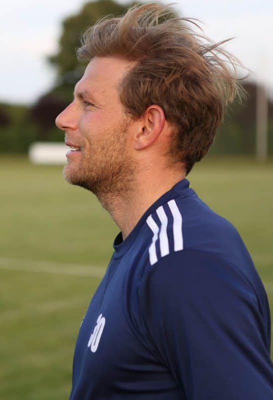 Nachbarn in Leipzig und Rivalen beim Fußball: Maik Kunze.