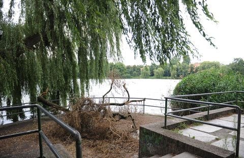 Der Schäfersee in Berlin. Spaziergänger fanden an dem See den abgetrennten Kopf eines 31-jährigen Tätowierers aus Österreich. (ARCHIVFOTO: DPA)