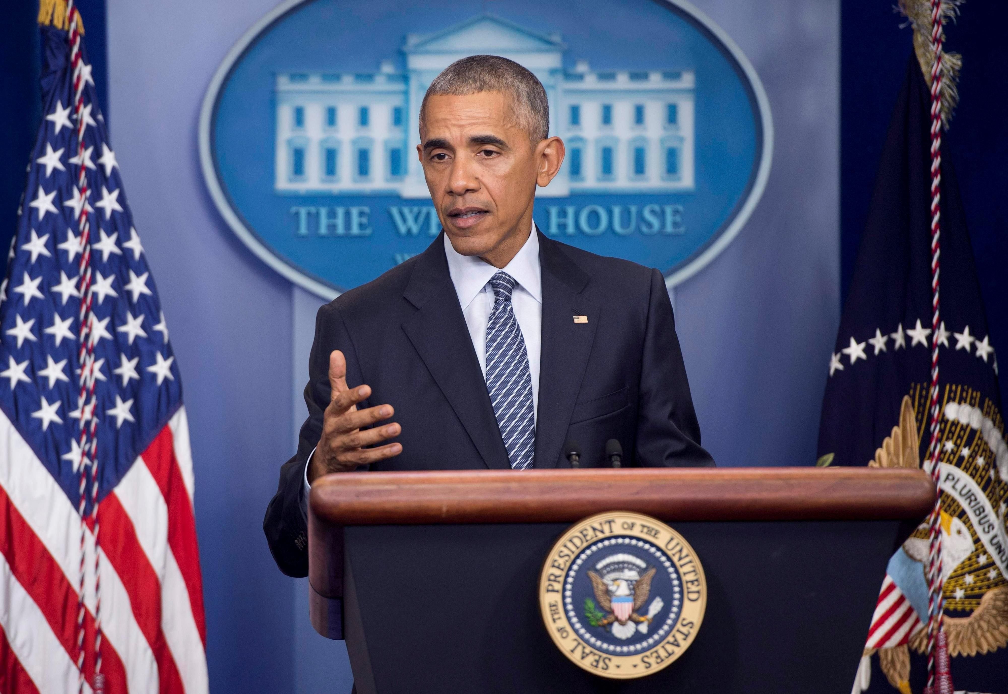 Barack Obama gab auf der Pressekonferenz seinem Nachfolger einige Ratschläge.