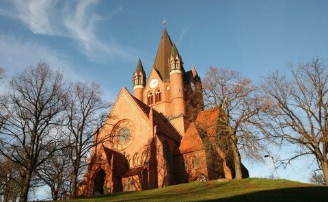 Die Pauluskirche als Zentrum des Viertels.