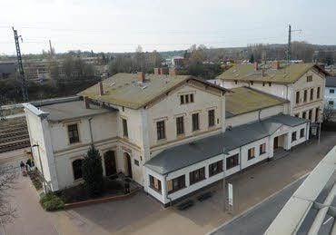 Der Bahnhof in Eisleben