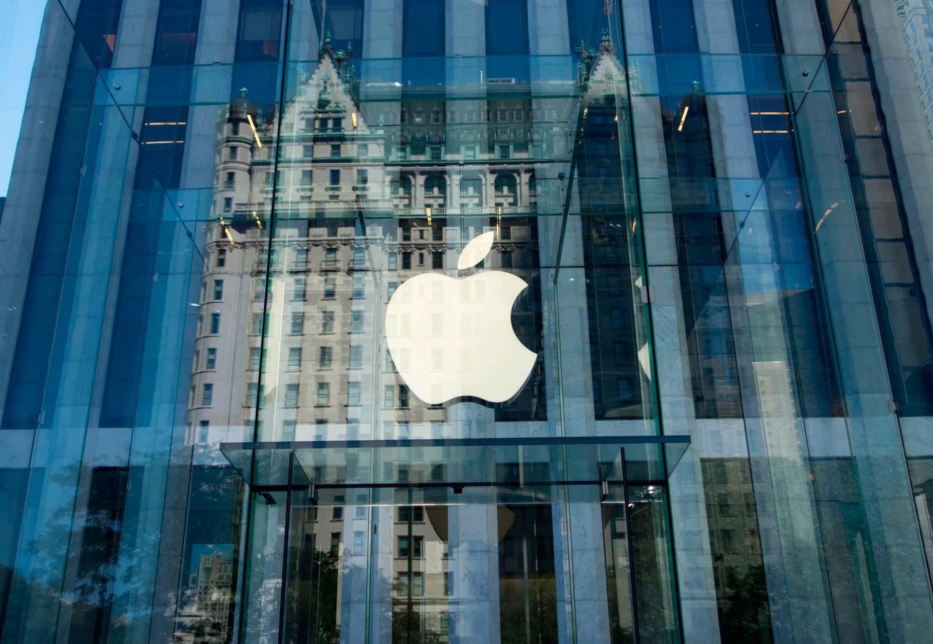 Blick auf einen Apple-Store in New York. (Symbolbild)
