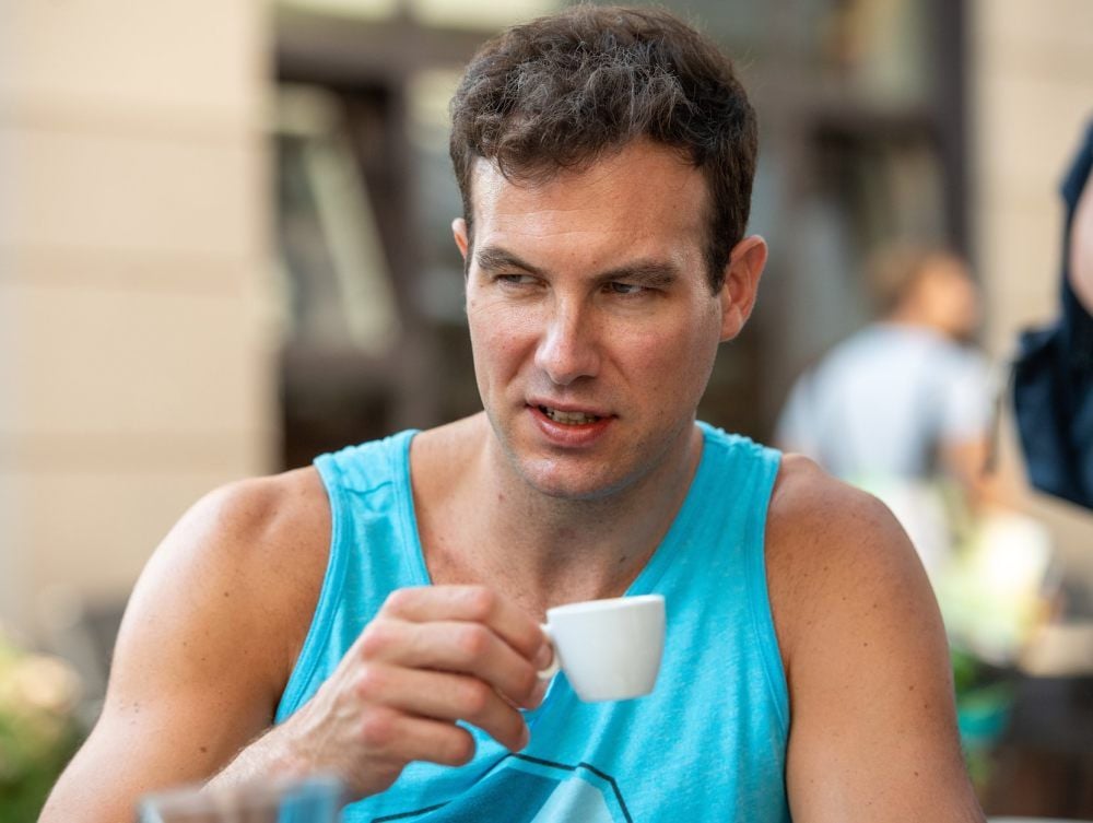 Mit einjähriger Unterbrechung spielt Mark Heatley seit 2008 in Deutschland. Hier hat er seine Liebe für guten Espresso entdeckt.