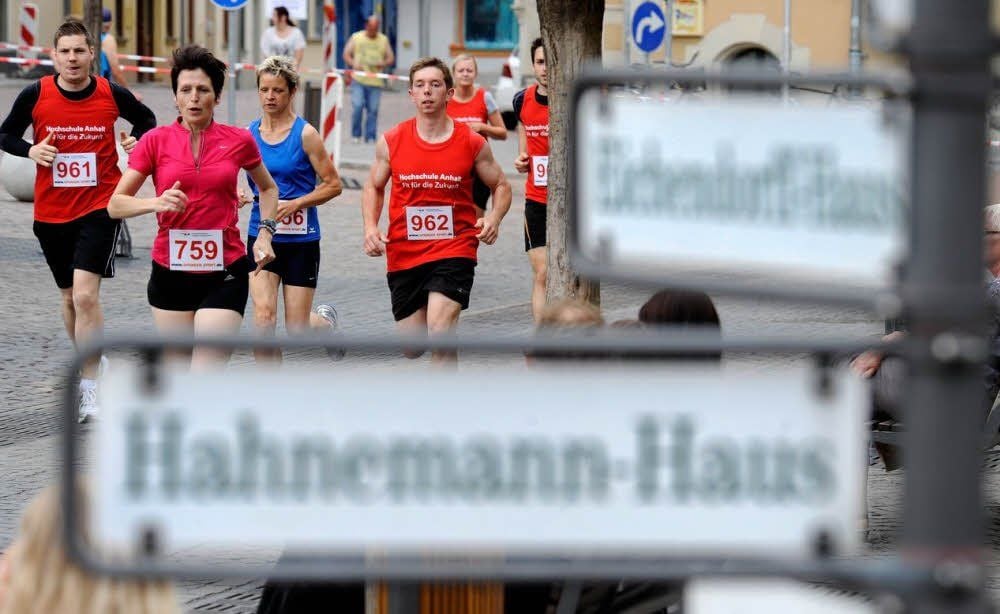 Auf gewohnter Strecke steigt auch die neunte Auflage des Köthener Citylaufes.