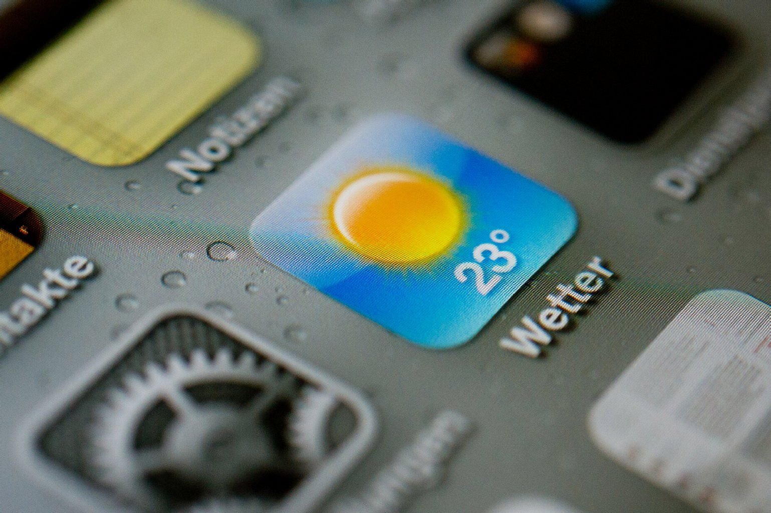 Eine zentrale Anwendung auf den meisten Smartphones: Die Wetter-App