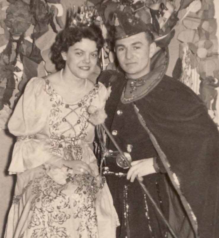 Das Prinzenpaar von 1957: Doris Kirchner und Günther Seibicke.