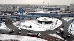 Der Riebeckplatz im Winter (MZ-Foto: Archiv)