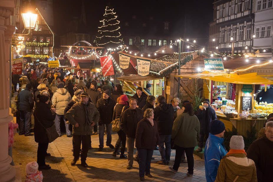 Der Weihnachtsmarkt in Quedlinburg fand wieder viel Anklang.