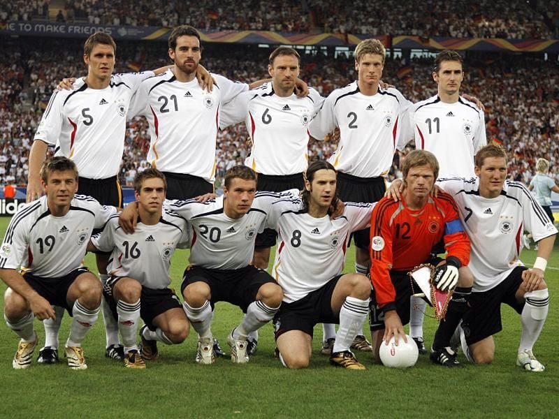Die DFB-Elf bei der WM 2006. Foto: Ronald Wittek