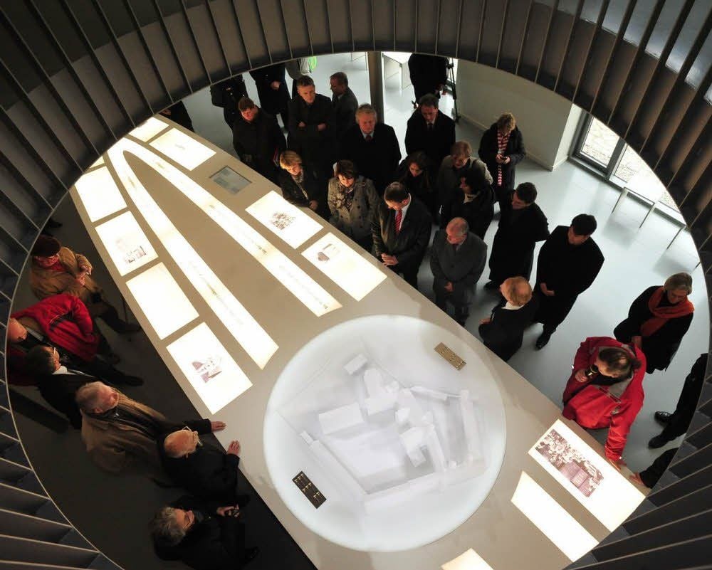 Blick in das neu gestaltete Ausstellungsgebäude der Gedenkstätte Lichtenburg in Prettin