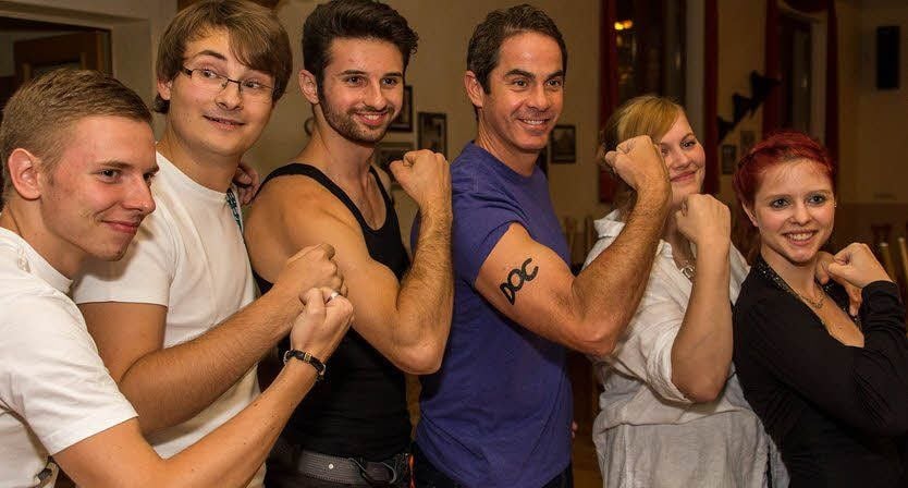 Robert Maschio (3. von rechts) mit der Band „Lemeny“