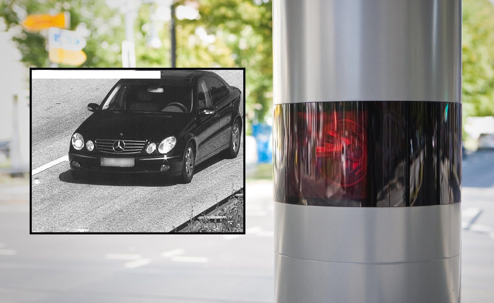 Geblitzt mit 2 km/h unter Tempolimit.