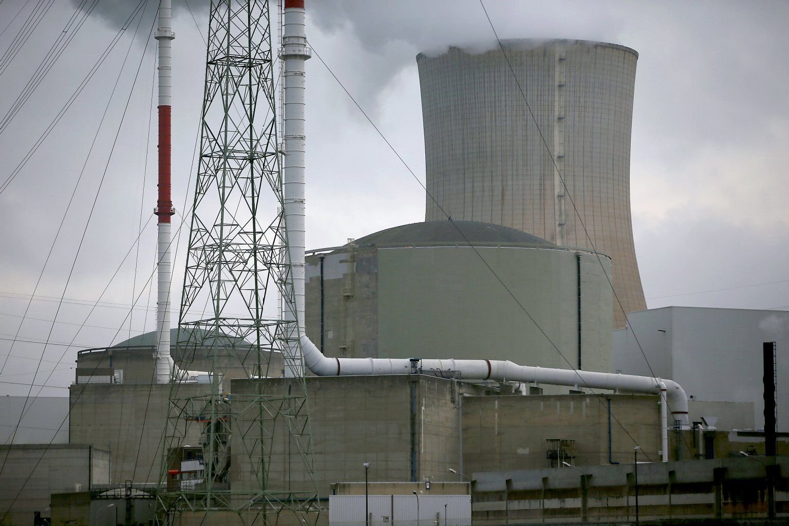 Das umstrittene Atomkraftwerk Tihange in Belgien.