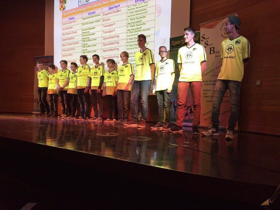 Die Floorballmannschaft des PSV 90 wurde ausgezeichnet.