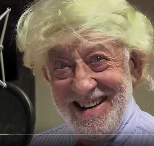 Dieter Hallervorden in seinem Video "Ich bin der Präsident".