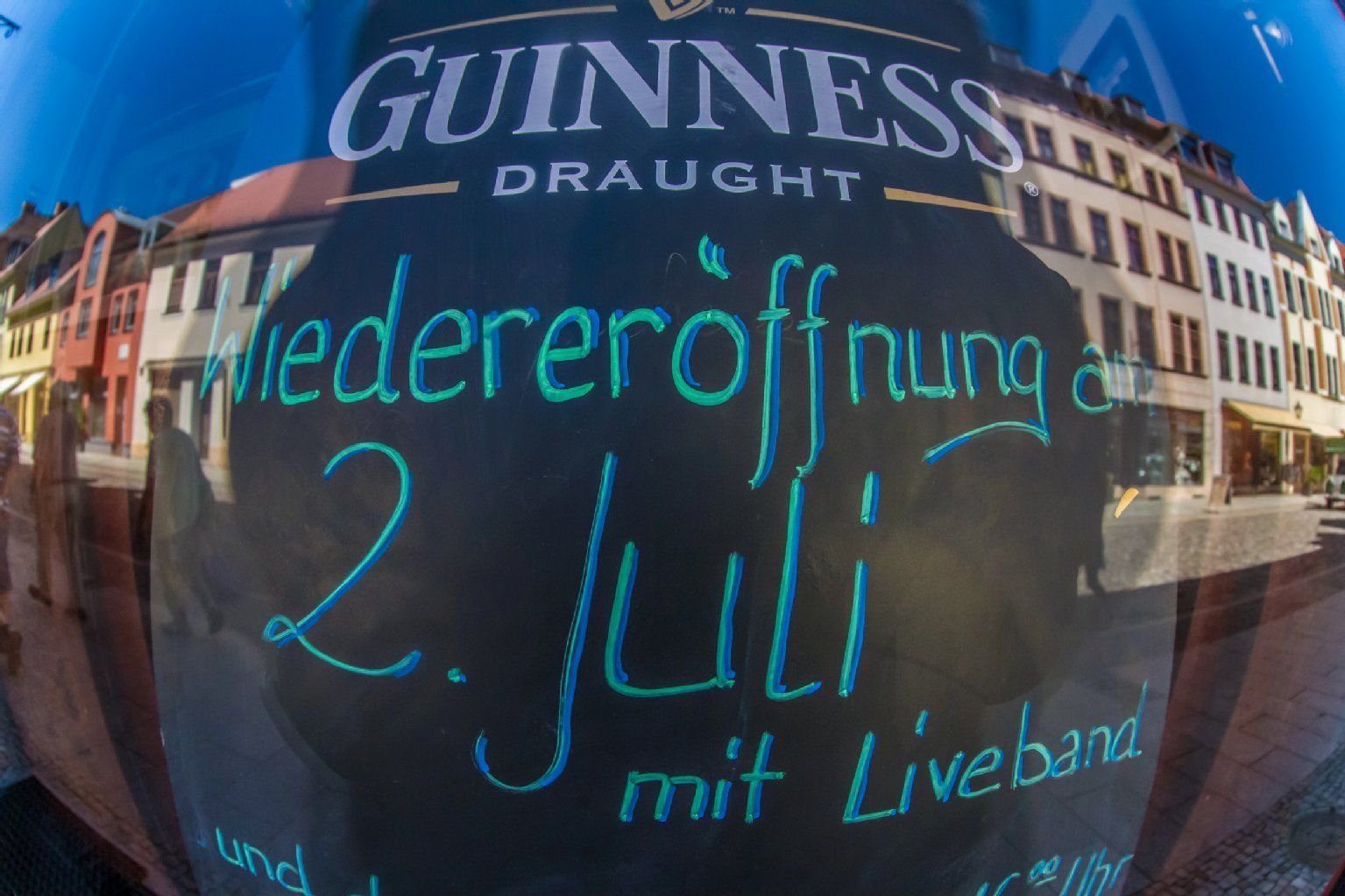 Das Irish Harp Pub in der Wittenberger Collegienstraße öffnet am Donnerstag nach einem Monat Pause erneut seine Pforten.
