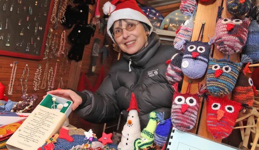 Indre Lange bot allerlei dekorative Geschenkideen an.