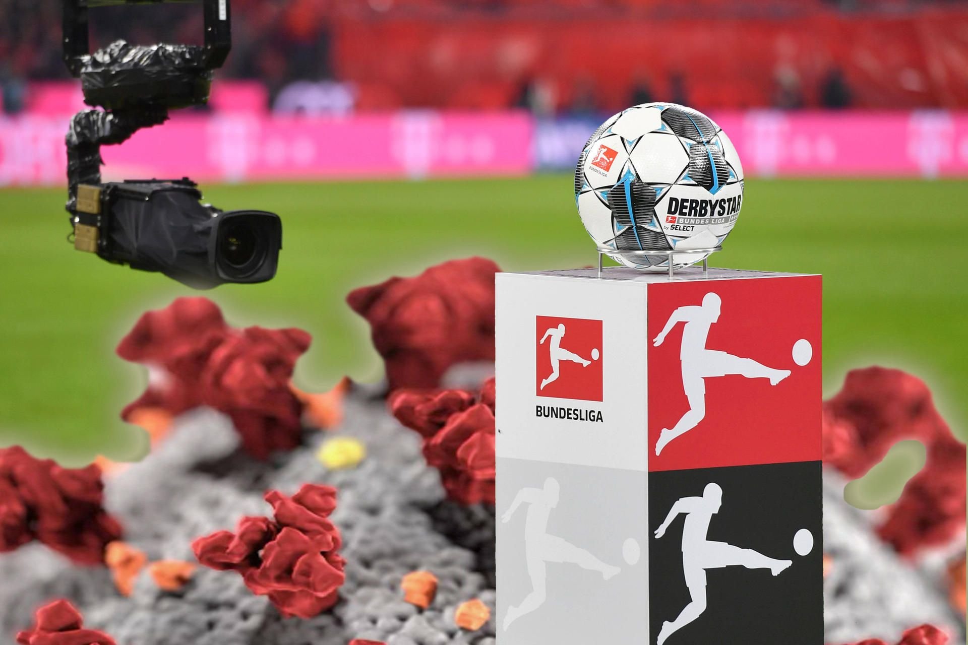 Wann der Ball im deutschen Fußball wieder rollt, ist völlig unklar - im April jedenfalls nicht mehr.
