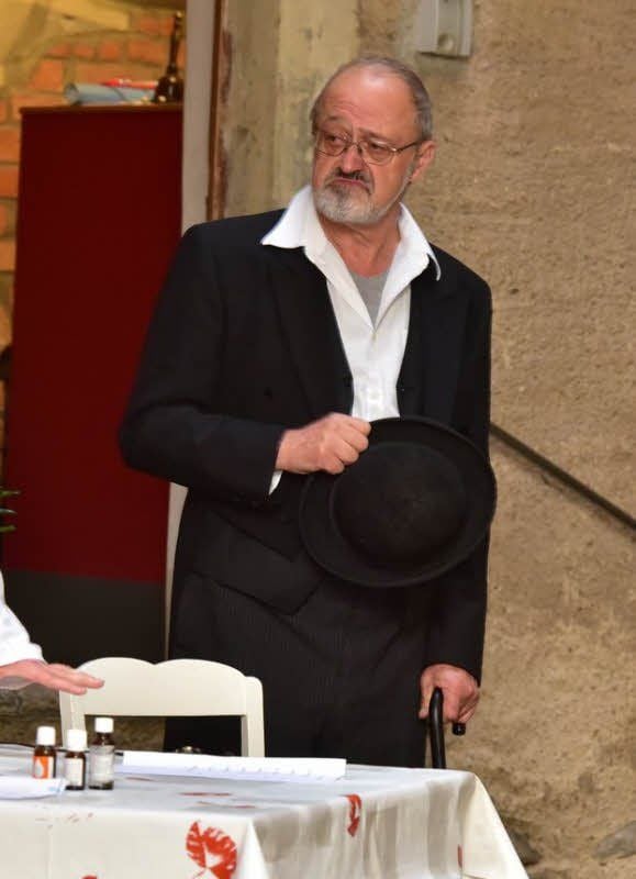 Hubert Reimann als Karl Valentin.