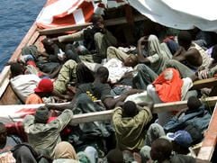 Immigranten aus Afrika (Foto: dpa)