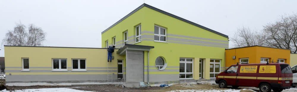 Der Kita-Neubau in Reußen hat einen Wasserschaden.