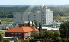 Blick auf das zur Düsseldorfer Henkel-Gruppe gehörende Waschmittelwerk Genthin. (Foto: dpa)