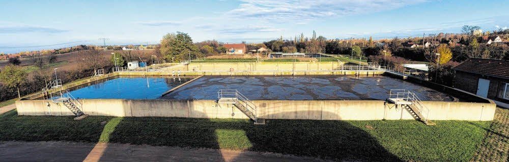 Die Kläranlage in Bad Dürrenberg reinigt täglich das Abwasser aus der Region und gibt es in die Saale zurück.