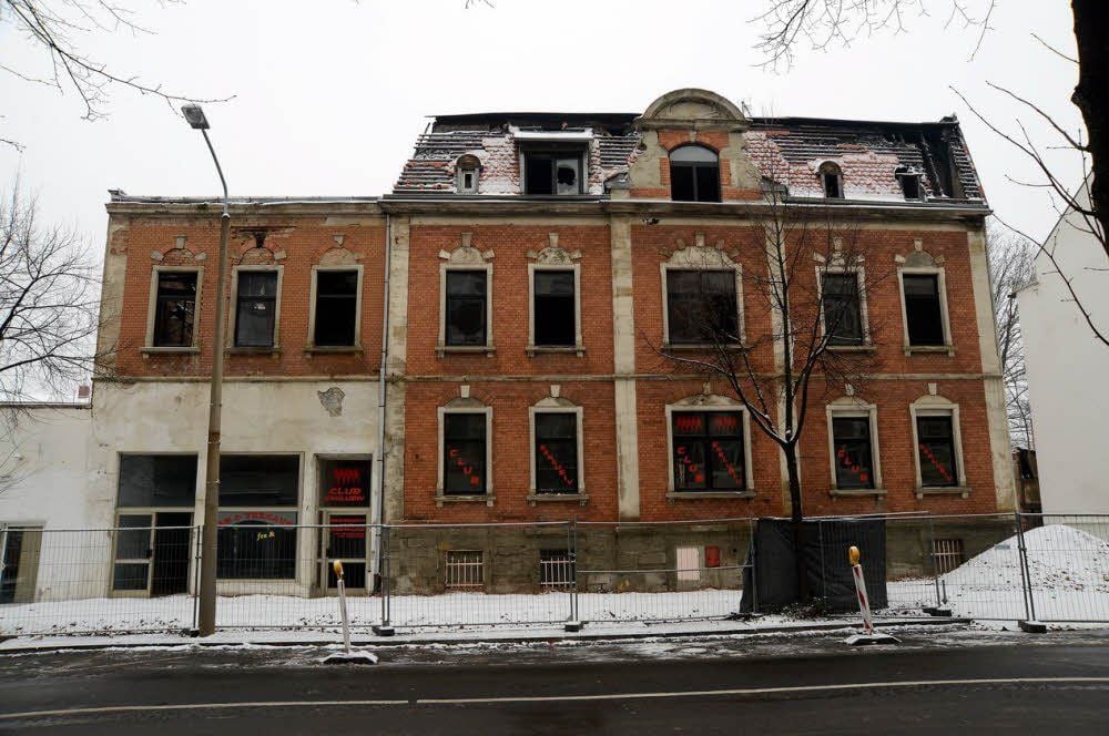 Schützenstraße 7 in Zeitz wird abgerissen.