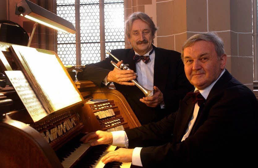 Ludwig Güttler (l.) und Friedrich Kircheis