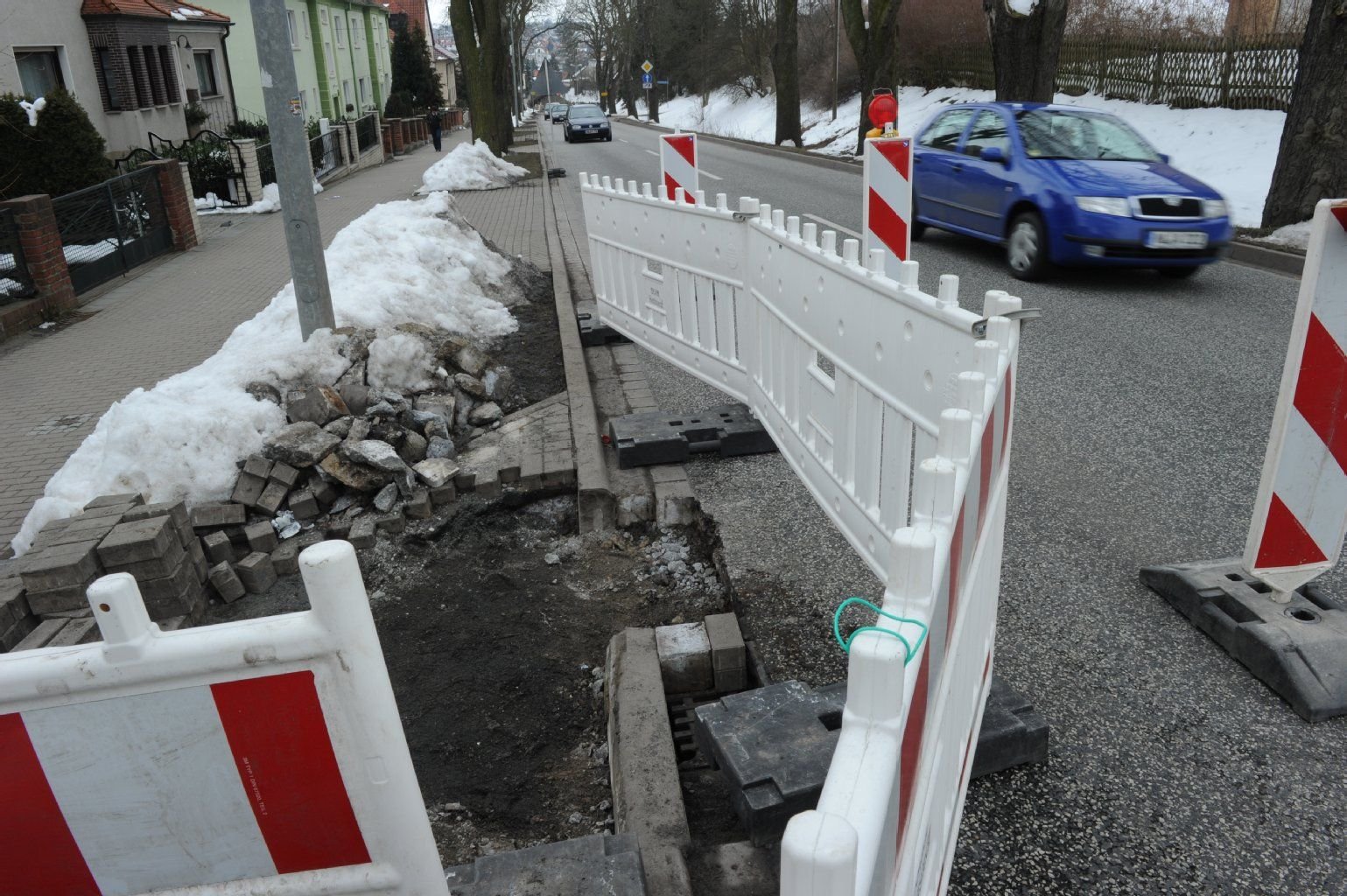 Erdfall in Hettstedt in der Ascherslebener Straße