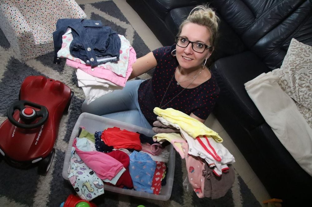 Edersleben: Seit zehn Jahren versucht Anett Starke, möglichst viele Babysachen an neue Besitzer zu bringen.