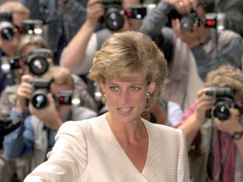 Die meistfotografierte Frau der Welt: Prinzessin Diana in London (1996). Foto: James Fraser
