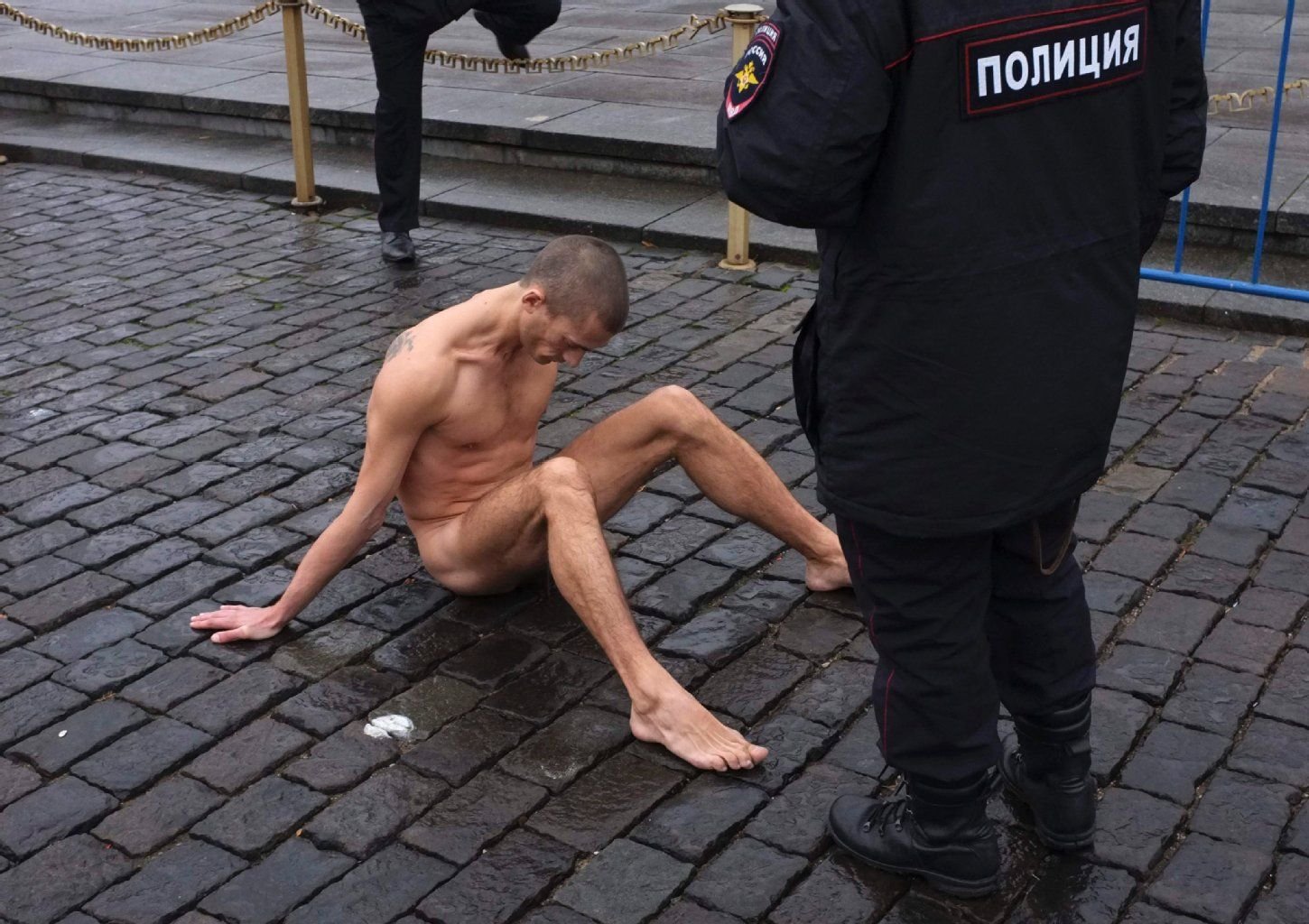 Stiller Protest in Moskau: Der Aktionskünstler Pjotr Pawlenski