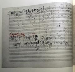 Faksimile der Partitur der 9. Symphonie von Ludwig van Beethoven (Foto: MZ-Archiv)