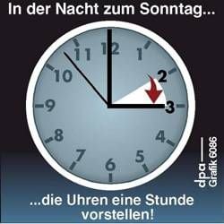 Die Uhren umstellen!