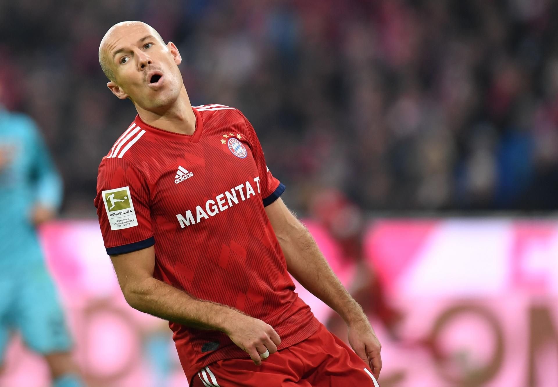 Konnte den Punktverlust gegen den SC Freiburg nicht verhindern: Arjen Robben vom FC Bayern München.