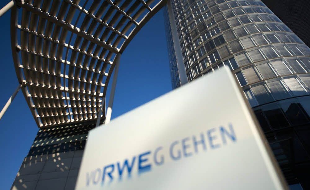 Als fortschrittlich verkauft sich der RWE-Konzern wie hier vor seiner Zentrale in Essen.