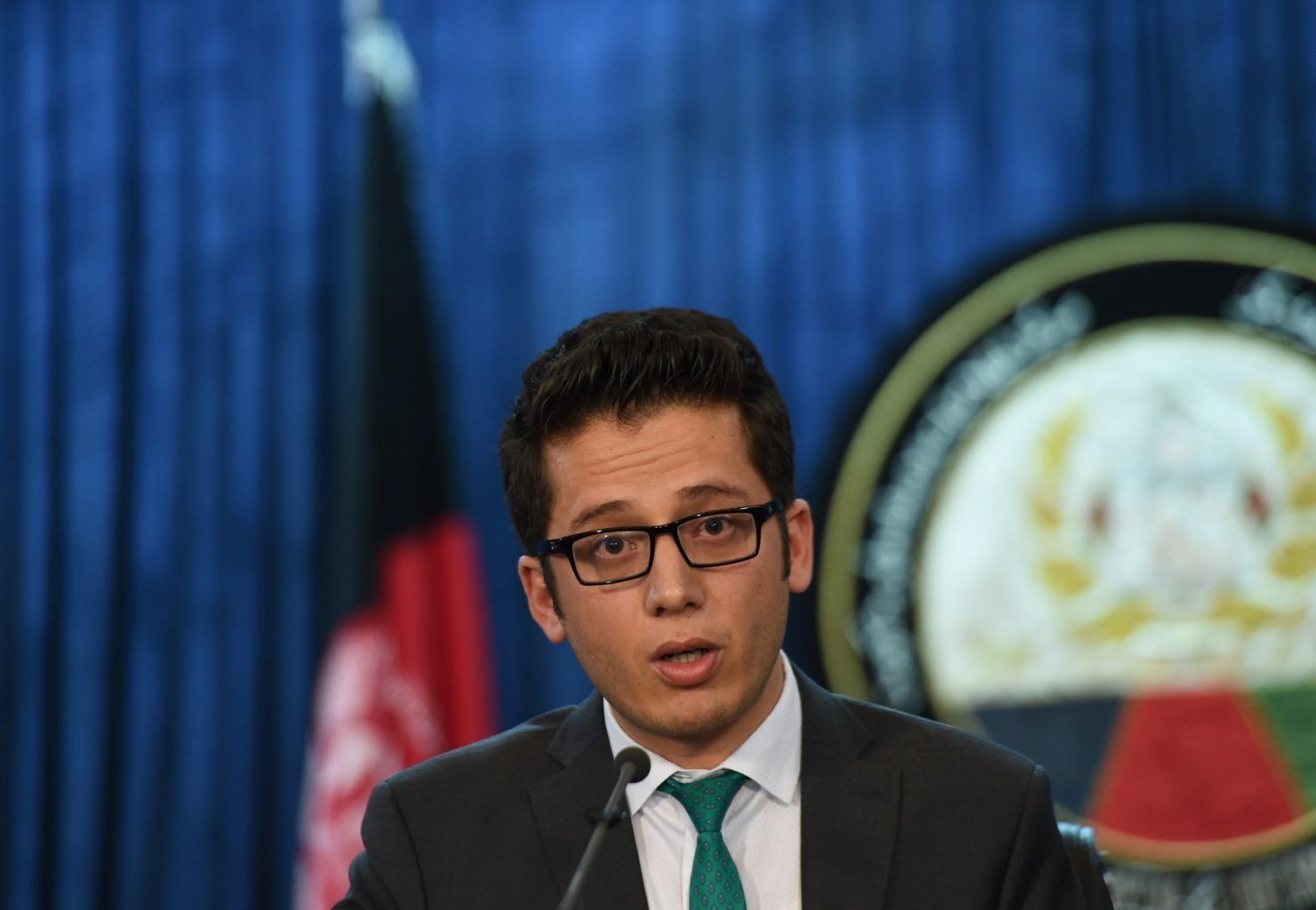 Bei einer Pressekonferenz in Kabul erklärt Präsidentensprecher Zafar Hashimi, dass die Regierung Berichte über den Tod des Taliban-Führers Mullah Mohammed Omar prüft.