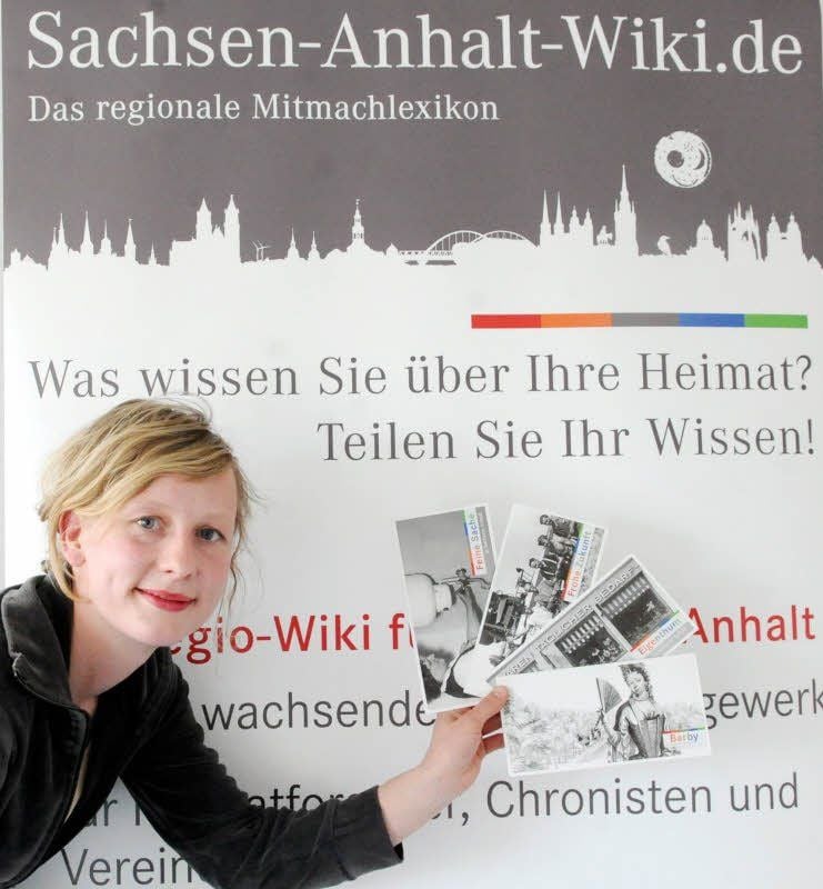 Sachsen-Anhalt-Wiki-Chefin Gitte Kießling.