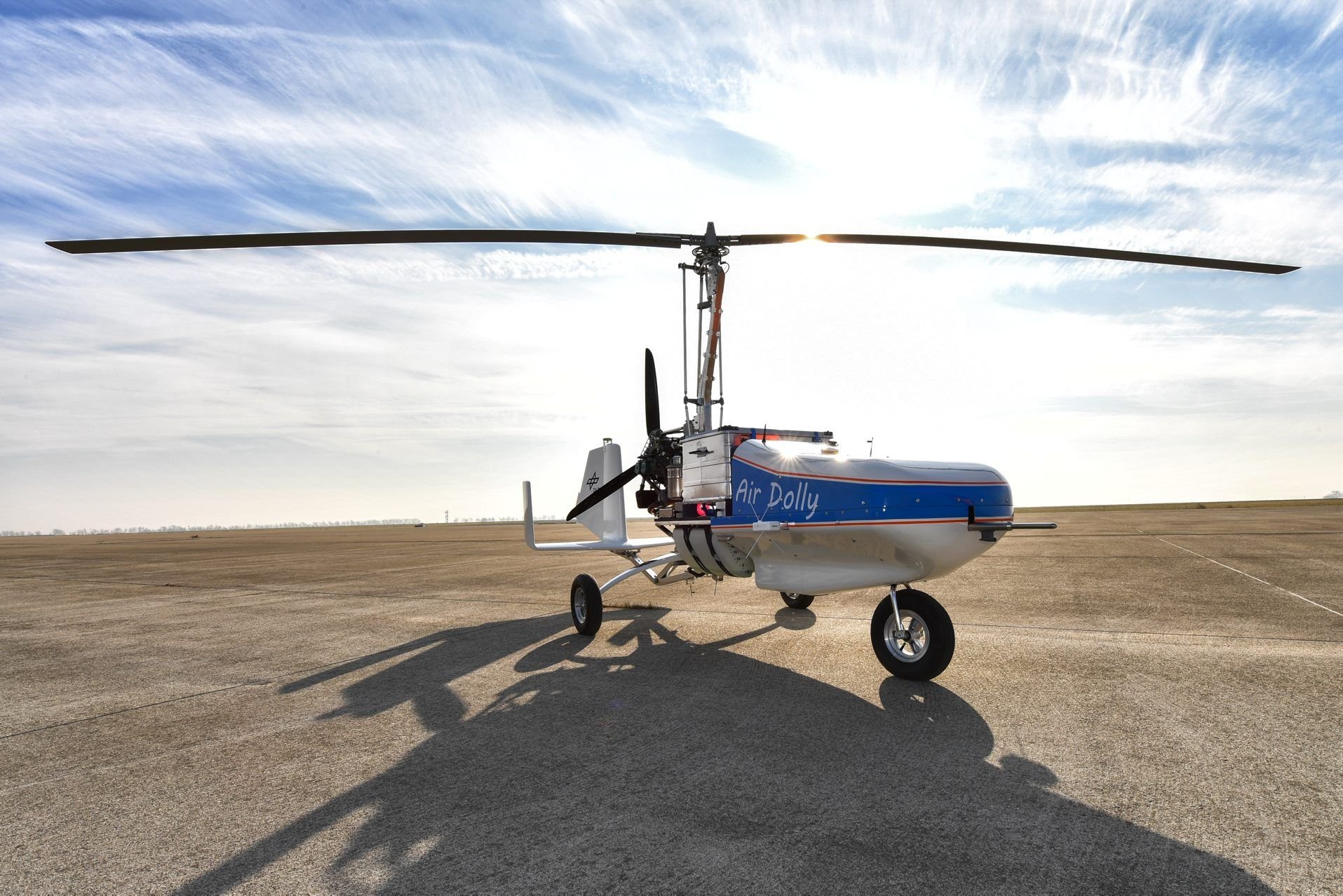 Der so genannte „Air Cargo Gyrocopter“ soll in einigen Wochen vom Flughafen Magdeburg-Cochstedt abheben - zu Testzwecken.