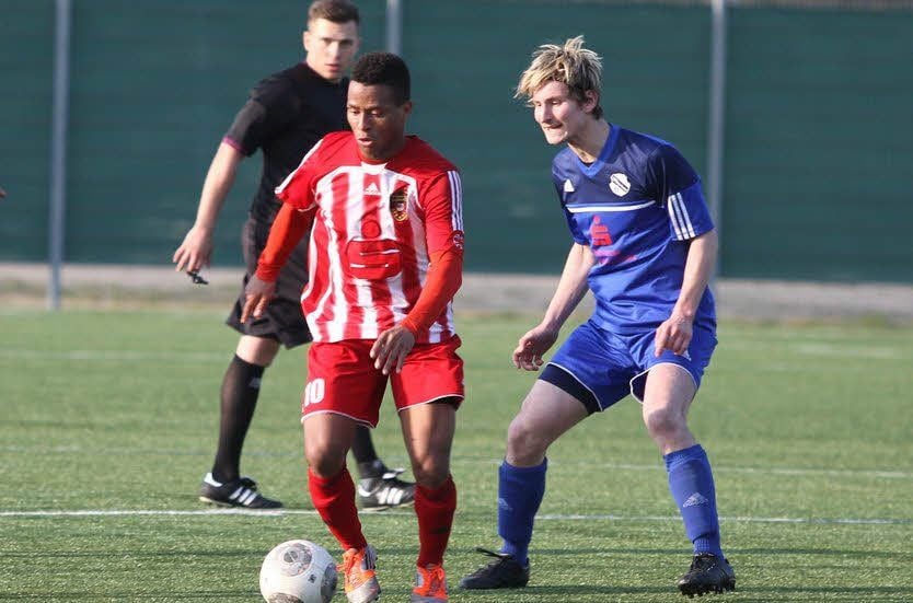 Marcus Rauer mit voller Konzentration im Einsatz.