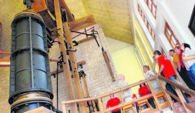 Der originalgetreue Nachbau einer Watt´schen Dampfmaschine ist die Attraktion des Mansfeld Museums in Hettstedt.